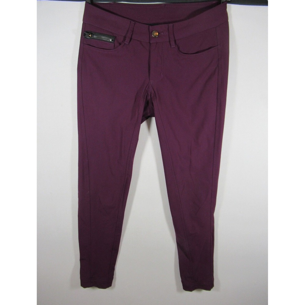 Lululemon Trouser Pants Women Purple Tapered Stretch 27" Inseam 28" Waist